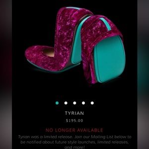 Tyrion limited edition tieks! BRAND NEW! size 9